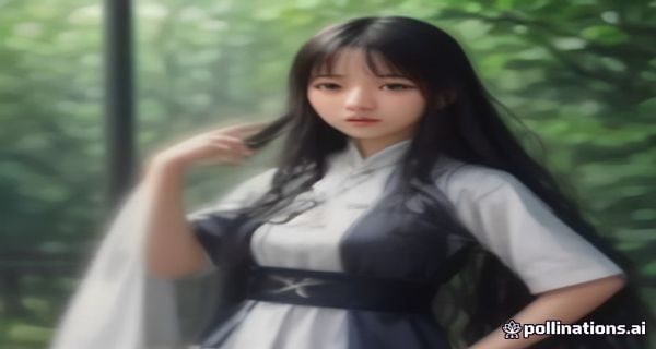 年轻女性穿着日式棉麻服饰在咖啡馆读书，清新日系穿搭，日韩精品服饰生活场景，暖黄灯光氛围感十足